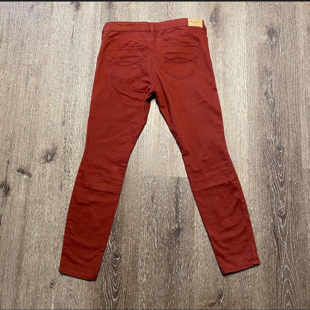 Abercrombie & Fitch Orange Neutral Skinny Jegging